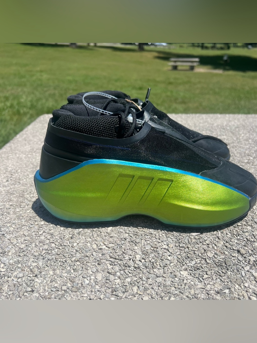 NWT Adidas Crazy IIInfinity "Green Goblin" Basketball Shoes Men's JI0852